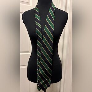 Brooks Brothers Green and Gold Silk Tie